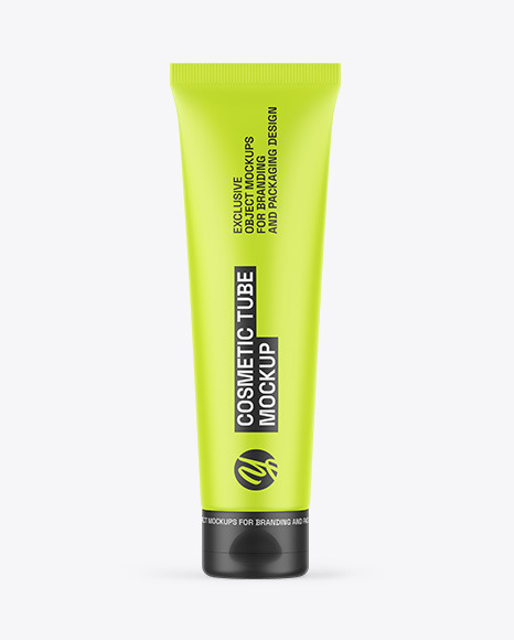 Matte Cosmetic Tube Mockup