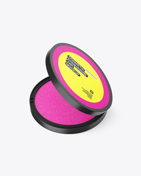 Cosmetic Eyeshadow Jar Mockup