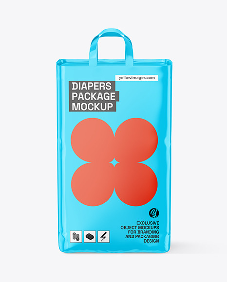 Diapers Pack Mockup