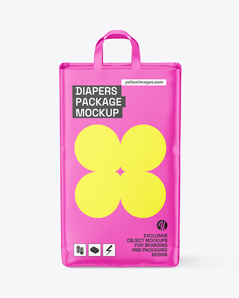 Diapers Pack Mockup