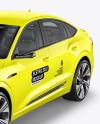 Electric Crossover SUV Mockup - Half Side View