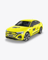Electric Crossover SUV Mockup - Half Side View