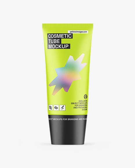 Matte Cosmetic Tube Mockup