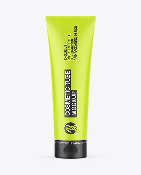 Matte Cosmetic Tube Mockup