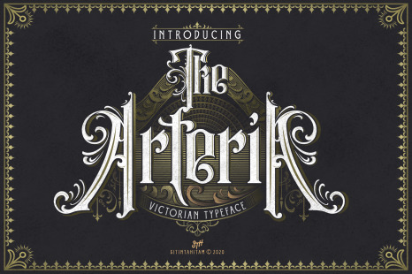 The Arteria Victorian Typeface
