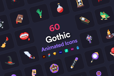 Gothic Animated Icons