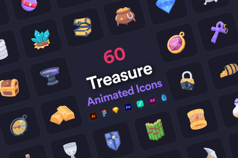Treasure Icon Set