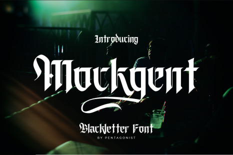 Mockgent | Blackletter Font