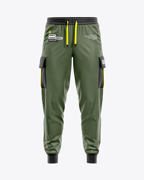 Men&#039;s Cargo Pants Mockup