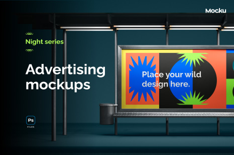 Advertising mockups - Night series