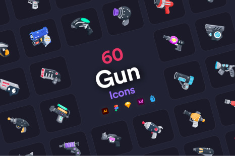 Gun Icon Set