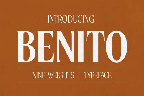Benito - Timeless Typeface