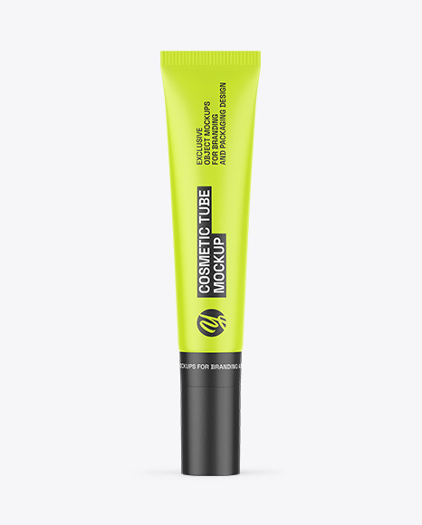 Matte Cosmetic Tube Mockup