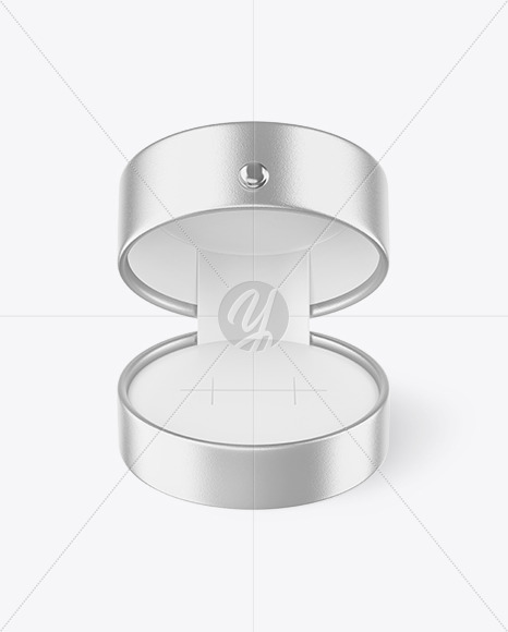 Metallized Jewelry Case Mockup