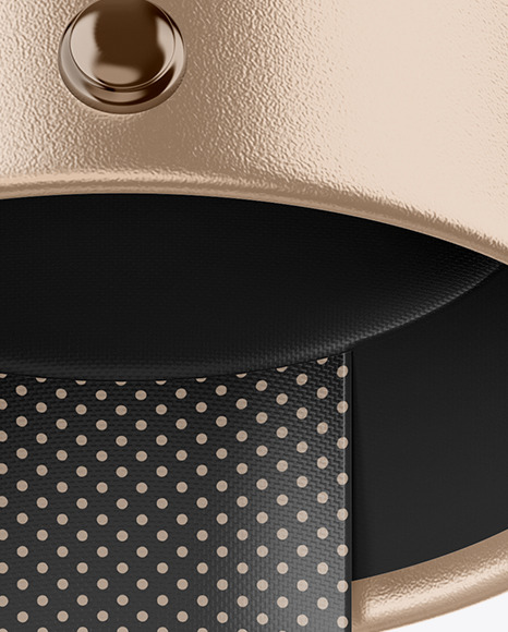 Metallized Jewelry Case Mockup