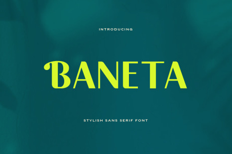 Baneta Stylish Sans Serif