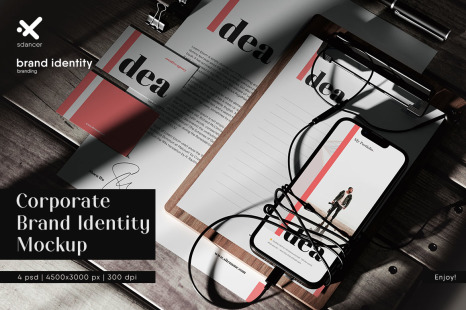 Corporate Brand Identity Mockup