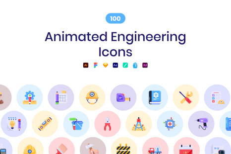 Animated Engineering Icons
