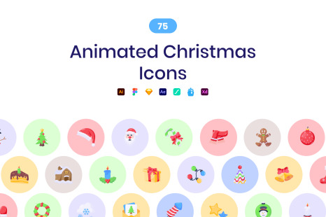 Animated Christmas Icons