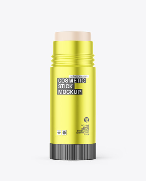 Metallic Foundation Stick Mockup