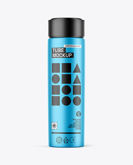 Metallic Tube Mockup