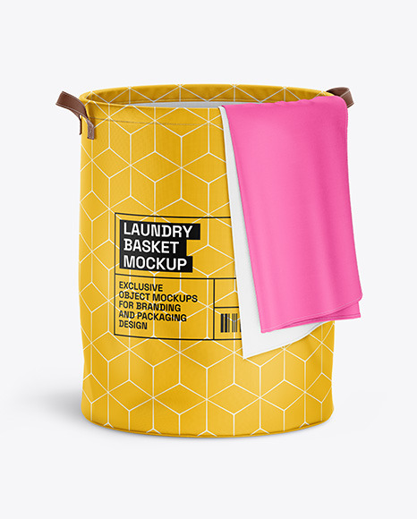 Laundry Basket Mockup