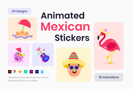 Animated Mexican Stickers