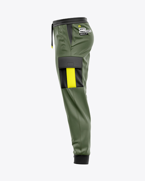 Men&#039;s Cargo Pants Mockup
