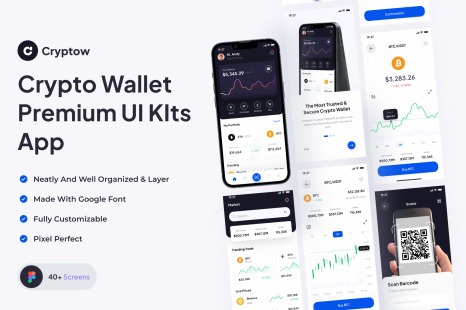 Crypto Wallet UI Kit App