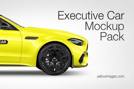 Executive Car Mockup Pack