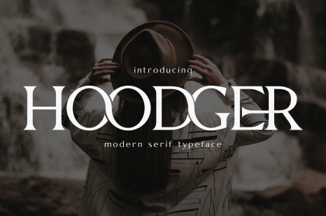 Hoodger Modern Sans-Serif.