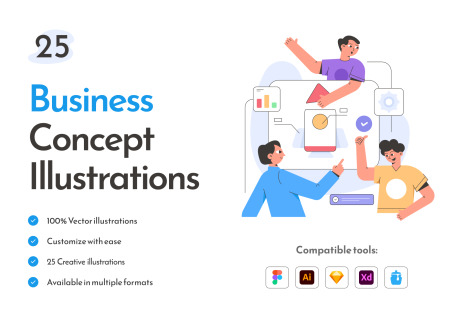 Business Concept Illustrations