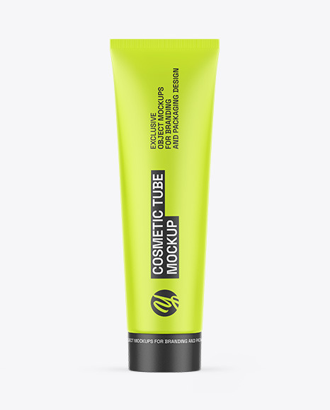 Matte Cosmetic Tube Mockup