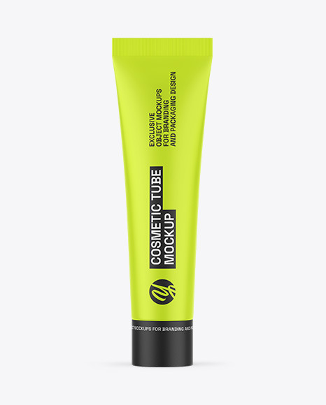 Matte Cosmetic Tube Mockup