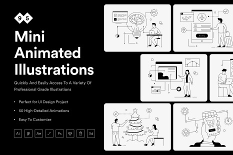 Linear Mini Illustrations