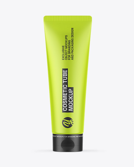 Matte Cosmetic Tube Mockup