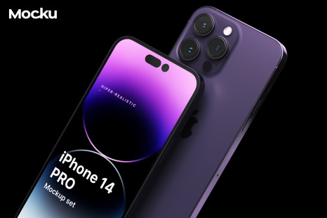 Iphone 14 Pro Mockups + Scene Creator