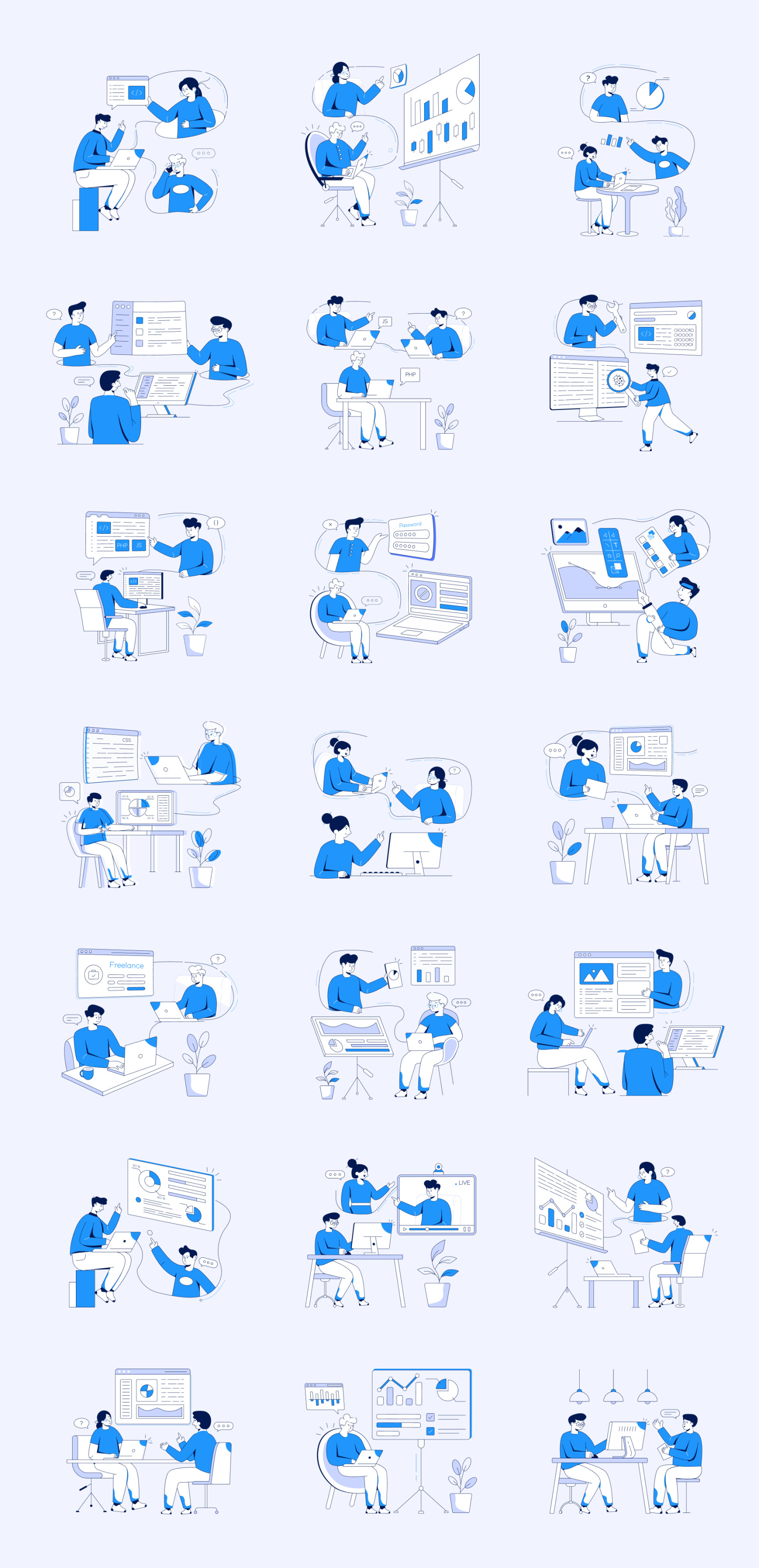 Collaborate Illustration Pack Collaborate Illustration Pack
