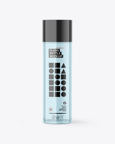 Cosmetic Glass Bottle Mockup