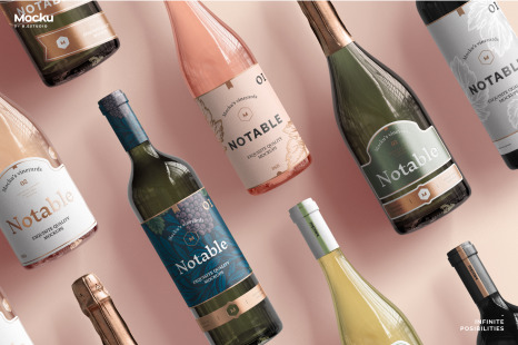 Wine Bottle Mockups - Bundle