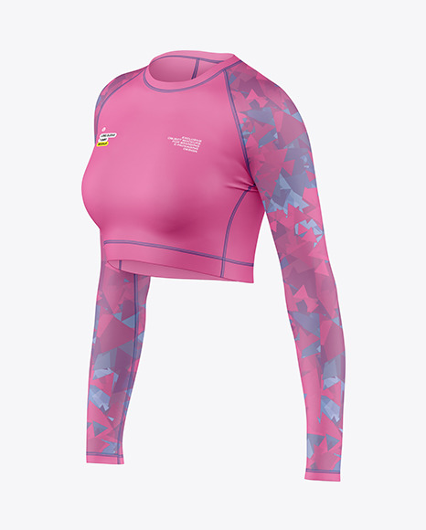 Long Sleeve Compression T-Shirt Mockup