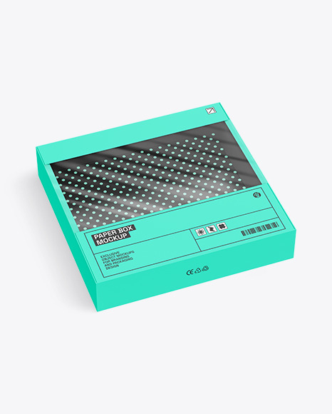 Empty Packaging Box Mockup