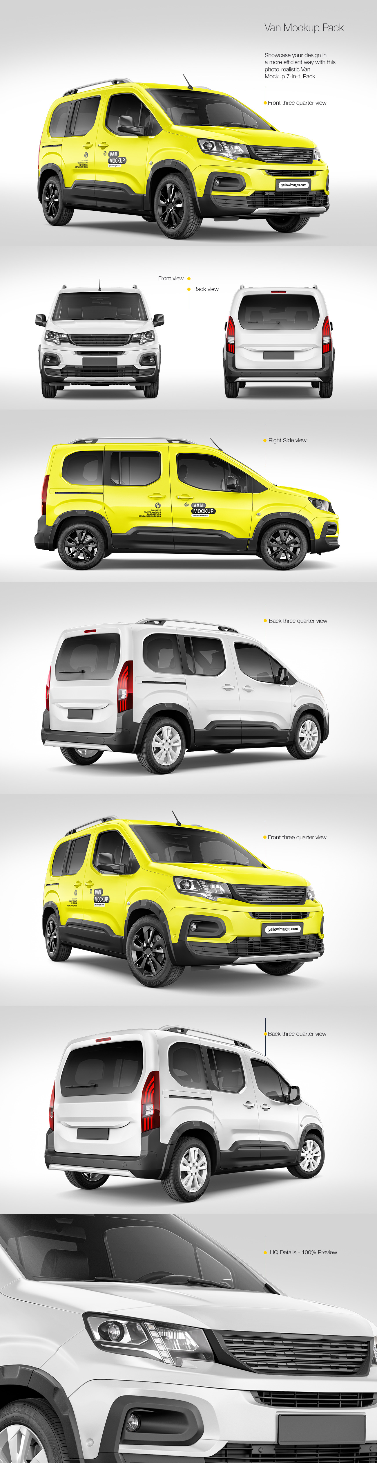 Van Mockup Pack Van Mockup Pack