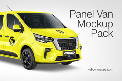 Panel Van Mockup Pack