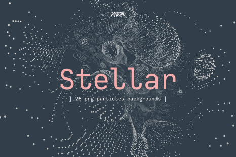 Stellar | Abstract Particles PNG