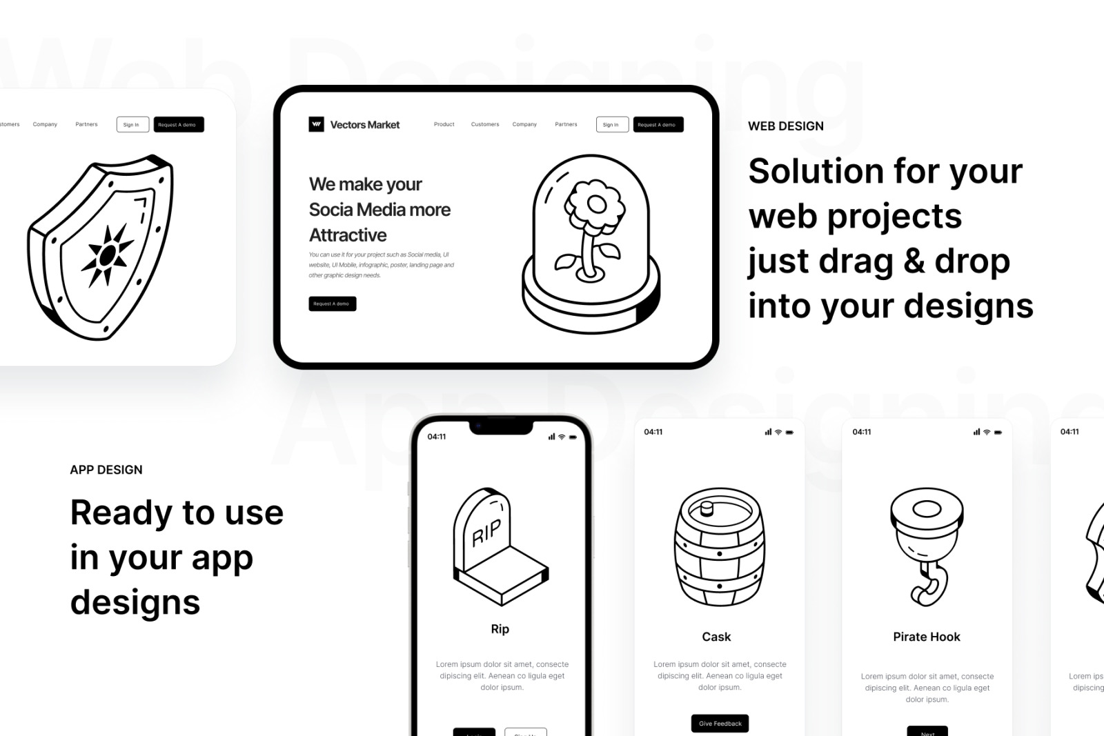Fairy Tale Isometric Icons
