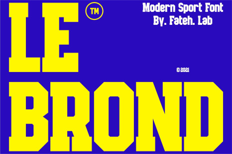Le Brond Font