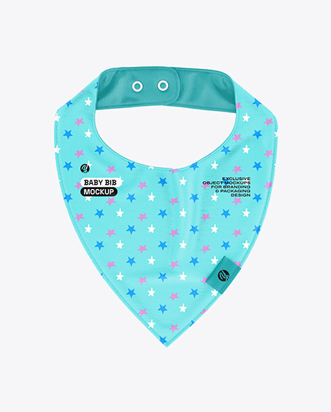 Bandana Baby Bib Mockup