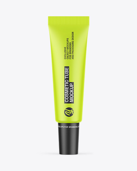 Matte Cosmetic Tube Mockup