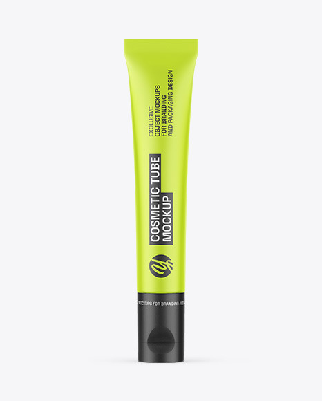Matte Cosmetic Tube Mockup